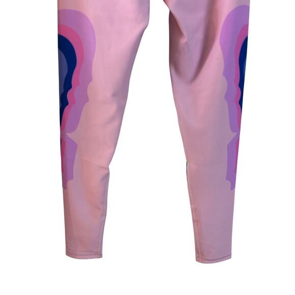 NWT Terez Women’s Psychedelic Butterfly Duoknit Leggings Pink Size Small - Picture 7 of 7